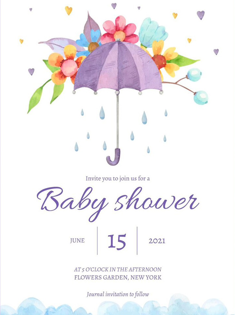 Baby Shower Invitation Card Printing Services